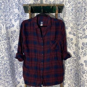 Cute button plaid too (L)